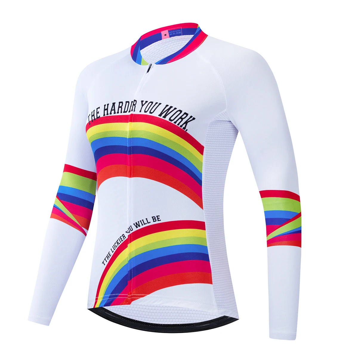 Ropa bicicleta Jersey de manga larga primave Road bike riding wear Rainbow pics long sleeve bicycle clothing spring autumn
