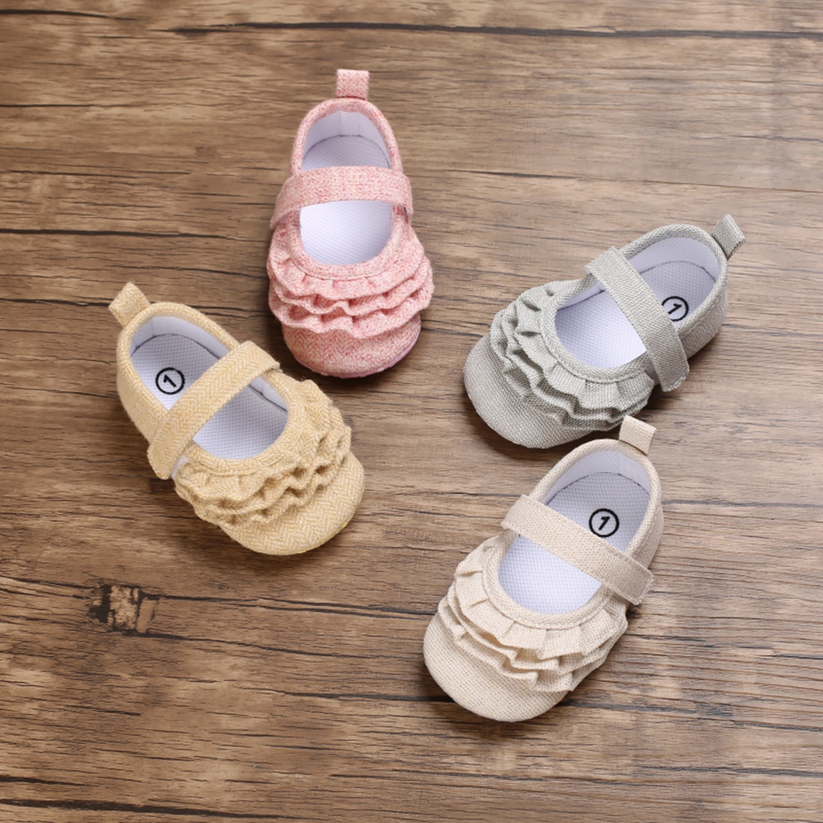 

Princess Baby Shoes Baby Girl Anti-Slip Casual Walking Shoes Flower Cotton Shoes Soft Soled Red Bottom Flat Prewalker Shoes22