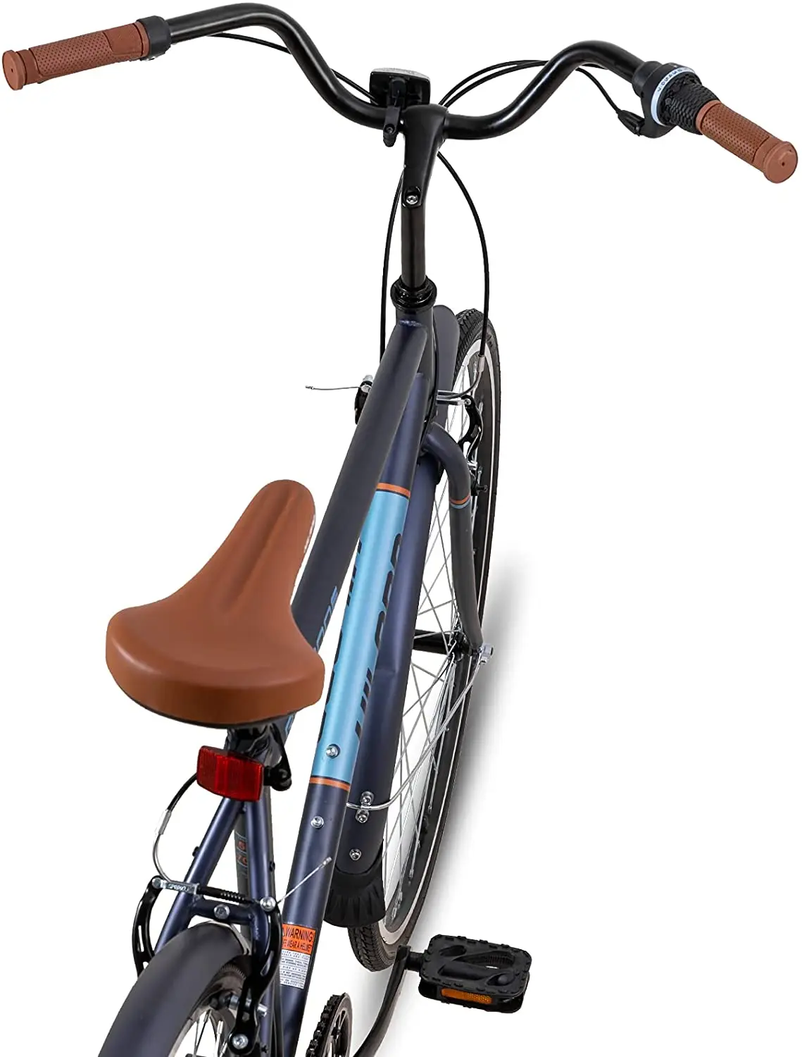 Hiland 700C Hybrid Bike for Men/Women 500mm Frame 7speeds Retro