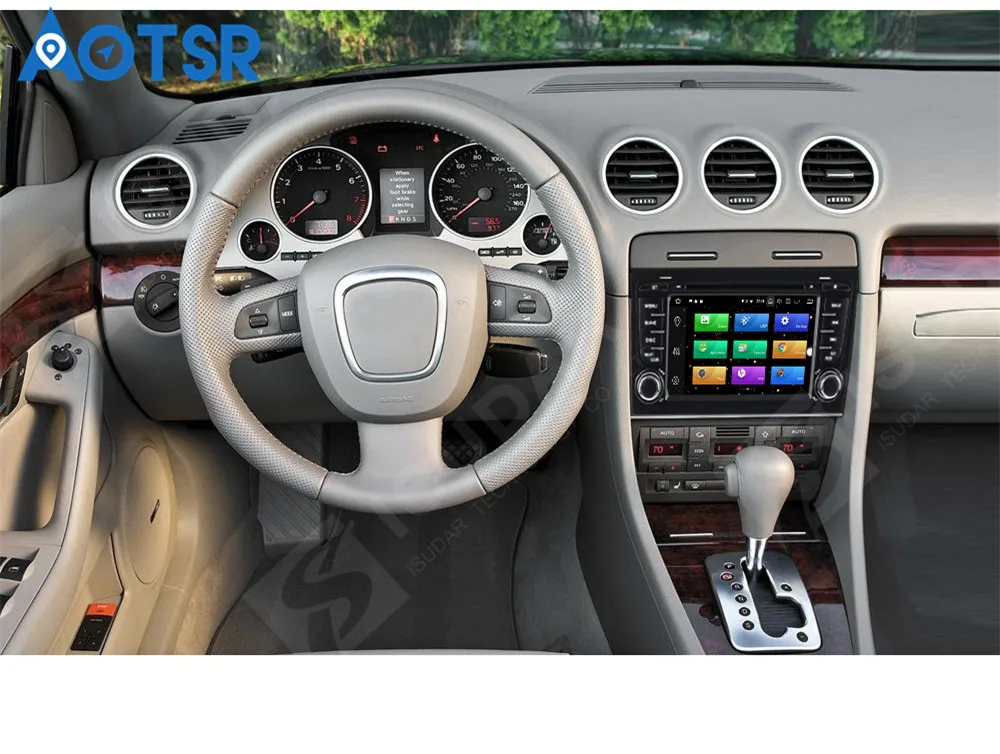 Perfect Aotsr Android 9.0 GPS navigation Car DVD Player For Audi A4 S4 RS4 2003-2012 car Head unit multimedia player radio tape recorder 5