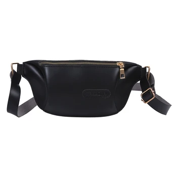 

Aelicy Fashion Chain Pack Waist Bag New Brand Belt Bag Women Waist Pack PU Leather Chest Bag Belly Bag New T19