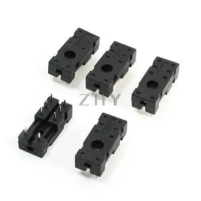 

5 x PCB Plug-in Type G2R-2 8 Pin Relay Sockets Bases