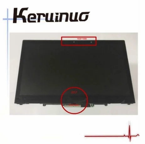14," Full-HD сенсорный ЖК-экран дигитайзер сборка ободок для lenovo ThinkPad X1 Yoga 2nd GEN B140HAN03.6 30p