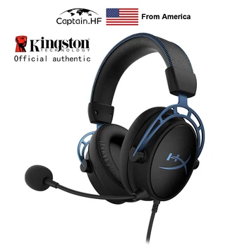 

Hyper X Gaming Headphones Professional Headset With Microphone for PC Laptop Video Game Console Bass Stereo Wired Earphone