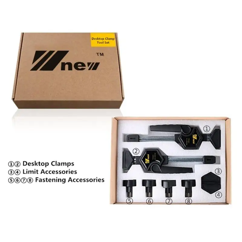 

woodworking Desktop clip for Woodworking Benches Adjustable Frame woodworking fast fixed clip clamp fixture DIY Tools Set