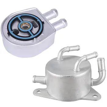 

Oil Cooler with Gasket 1S7Z-6A642-AAA/LF02-14-700 & Automatic Transmission Oil Cooler for Toyota Camry 2.5L 2012-17