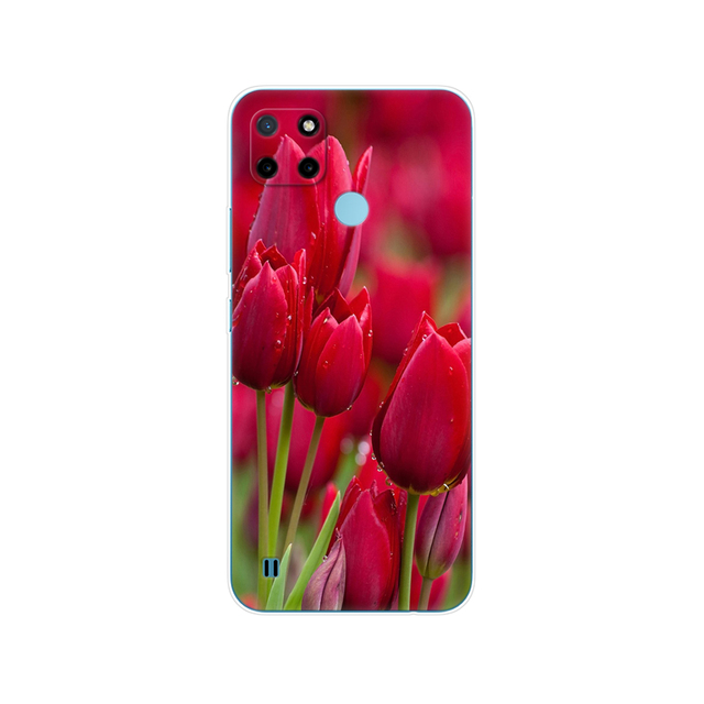 Realme C21Y C25Y Case Silicon Back Cover Phone Case For OPPO Realme C21Y C25Y 4G Soft Case RMX3261 coque TPU bumper 6.5inch