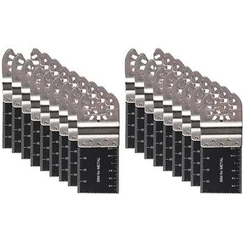 

20 PCS Oscillating Multitool Quick Release Oscillating Saw Blades for Cutting Wood Plastic Soft Metal