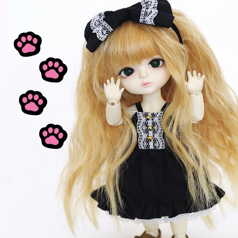 M0163 children handmade toy 1/8 Doll clothes BJD/SD doll props Accessories colorful Little maid dress 1pcs