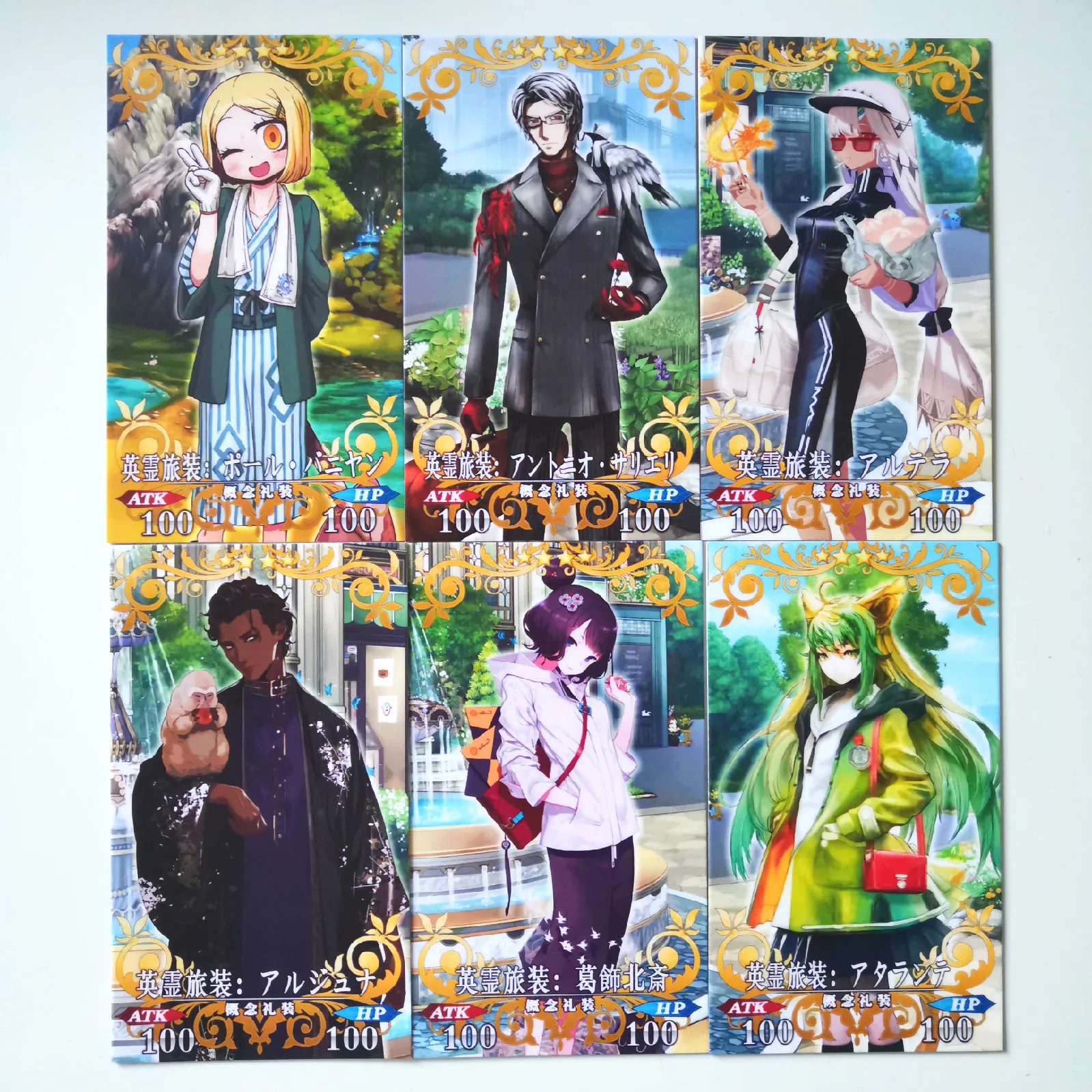 39 шт./компл. Fate/Grand Order FGO Игрушки Хобби Коллекционные вещи Коллекция игр аниме-открытки