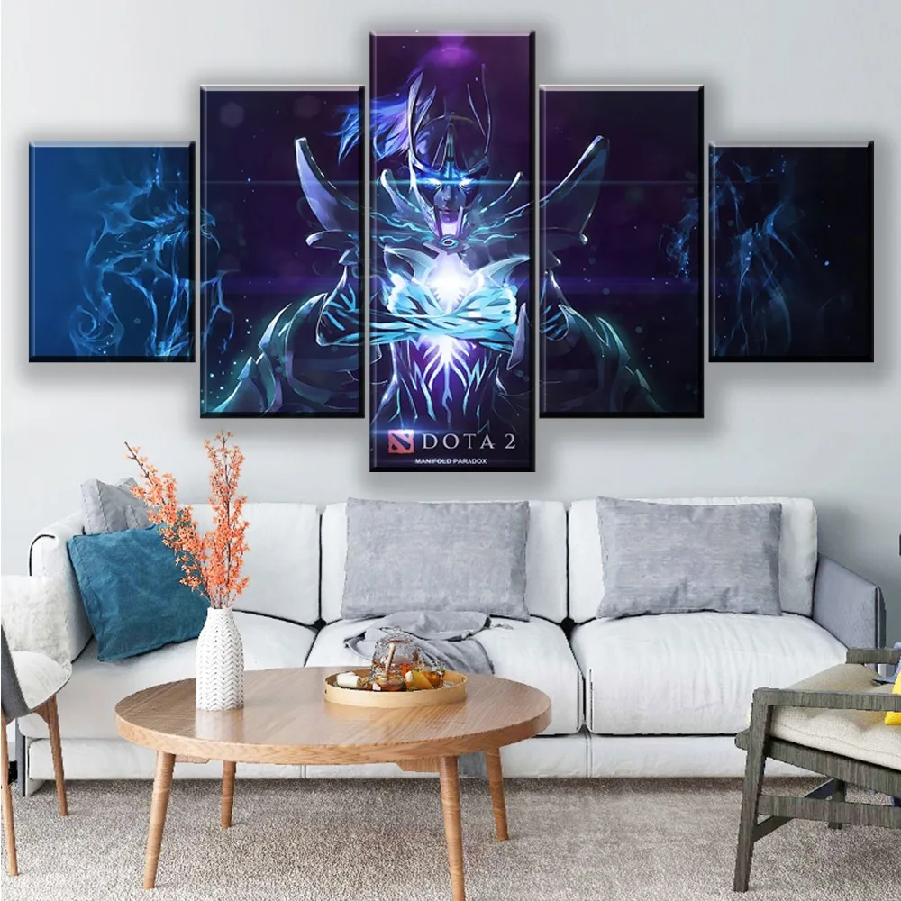 Canvas Hd Prints Picture Wall Artwork 5 Pieces Dota 2 Painting Home Decoration Modular Modern Game