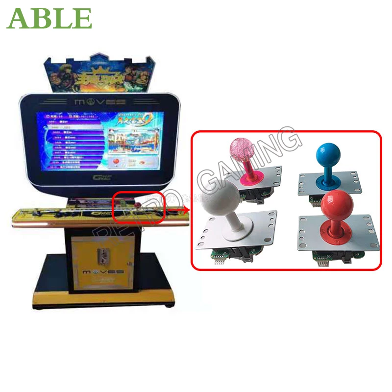 2pcs Arcade Stick For DIY Arcade Game Console Crystal Balltop Fighting Joystick Arcade Jamma Machine hot sale puzzle game fighting stretch machine toy finger boxing integrator mini table type finger force king fight