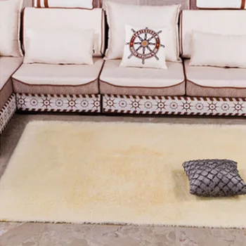 

2019 Super Soft Silk Wool Rug Indoor Modern Silky Rugs Bedroom Floor Mat Baby Nursery Rug Children Carpet