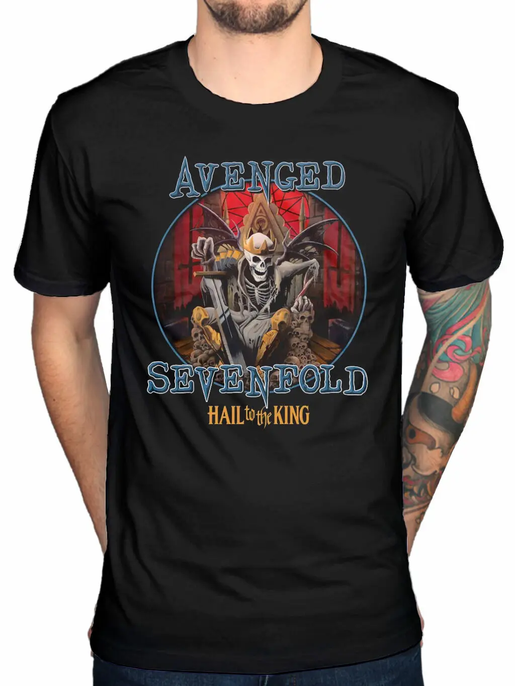 Официальная футболка avenged sevenfold с изображением смертоносного правила прогулка
