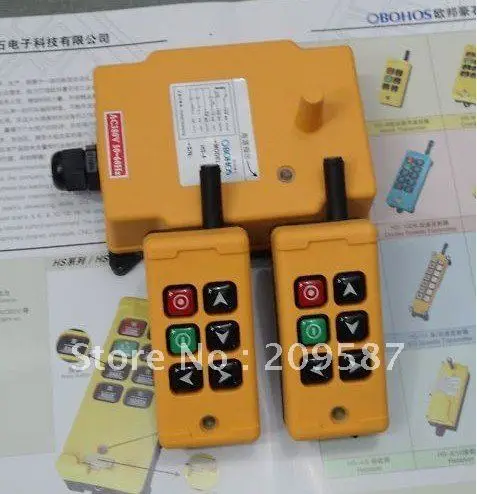

1pcs HS-6 AC/DC24V 6 keys Control industrial Remote Controller 2 Transmitter+1 Receiver