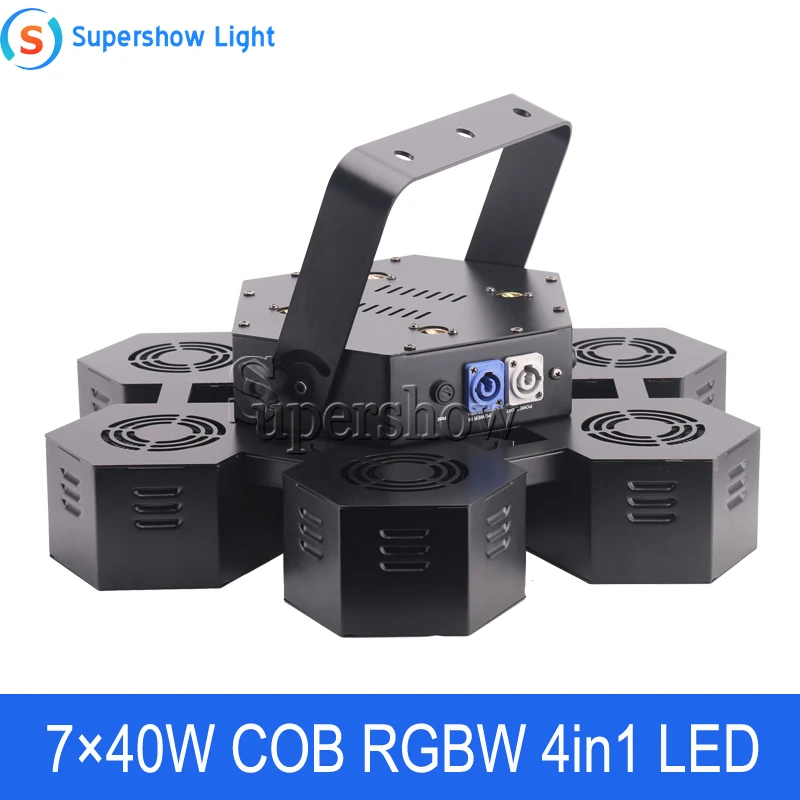 Новейшие снежные лепестки сценический светильник ing DMX 512 бар 7 глаз светодиодный фон мыть Dj светильник для зрителей RGBW стробоскоп