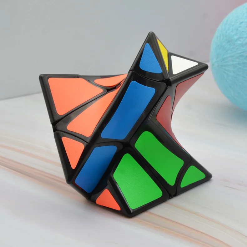 LeFun Torsion Skew волшебный куб черный безопасный ABS speed Cubo Magico 6 см соревнование 3x3 странная форма 1 шт