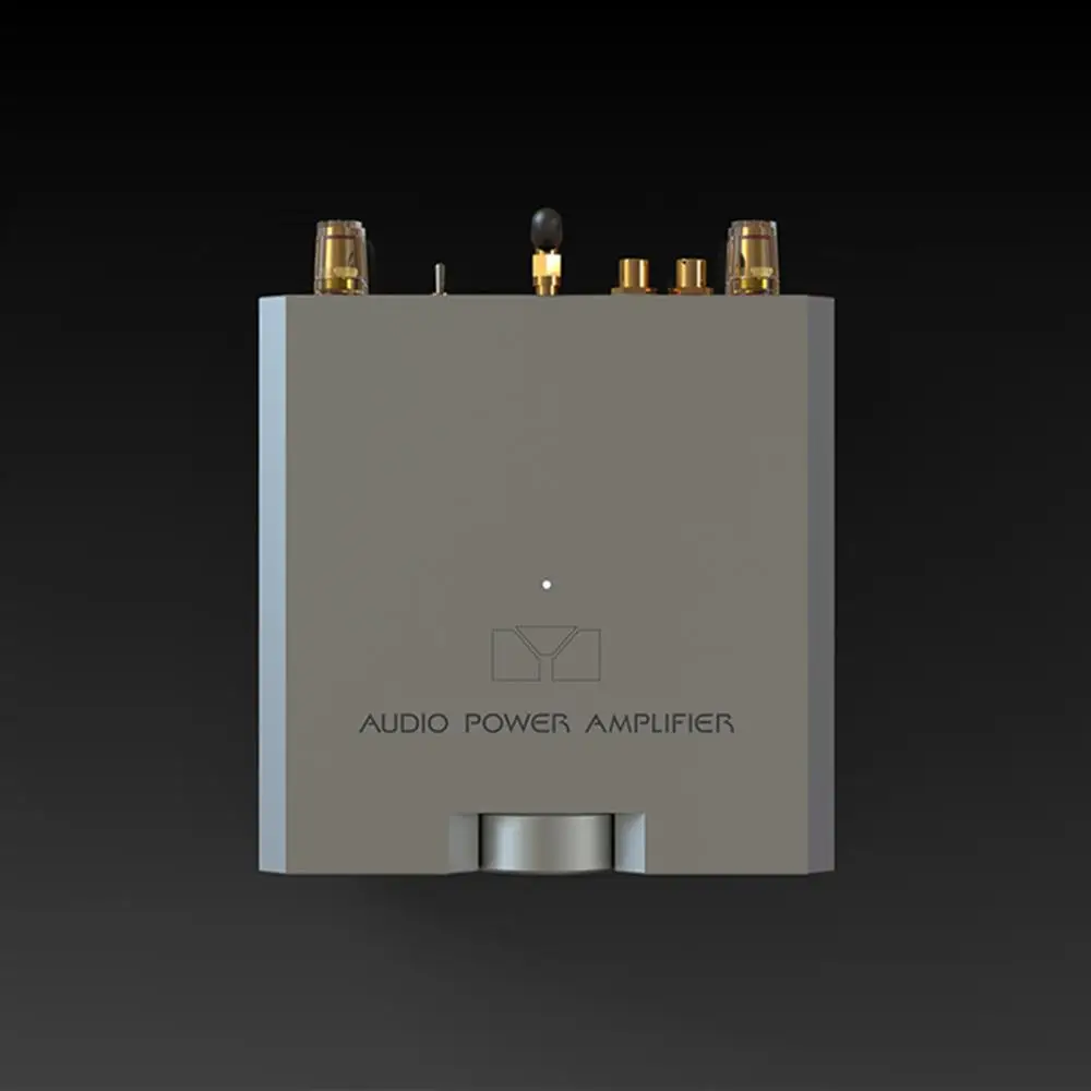 AMP35 HiFi аудио усилитель мощности Bluetooth стерео 100 Вт+ 100 Вт усилитель высокой мощности - Цвет: Серебристый