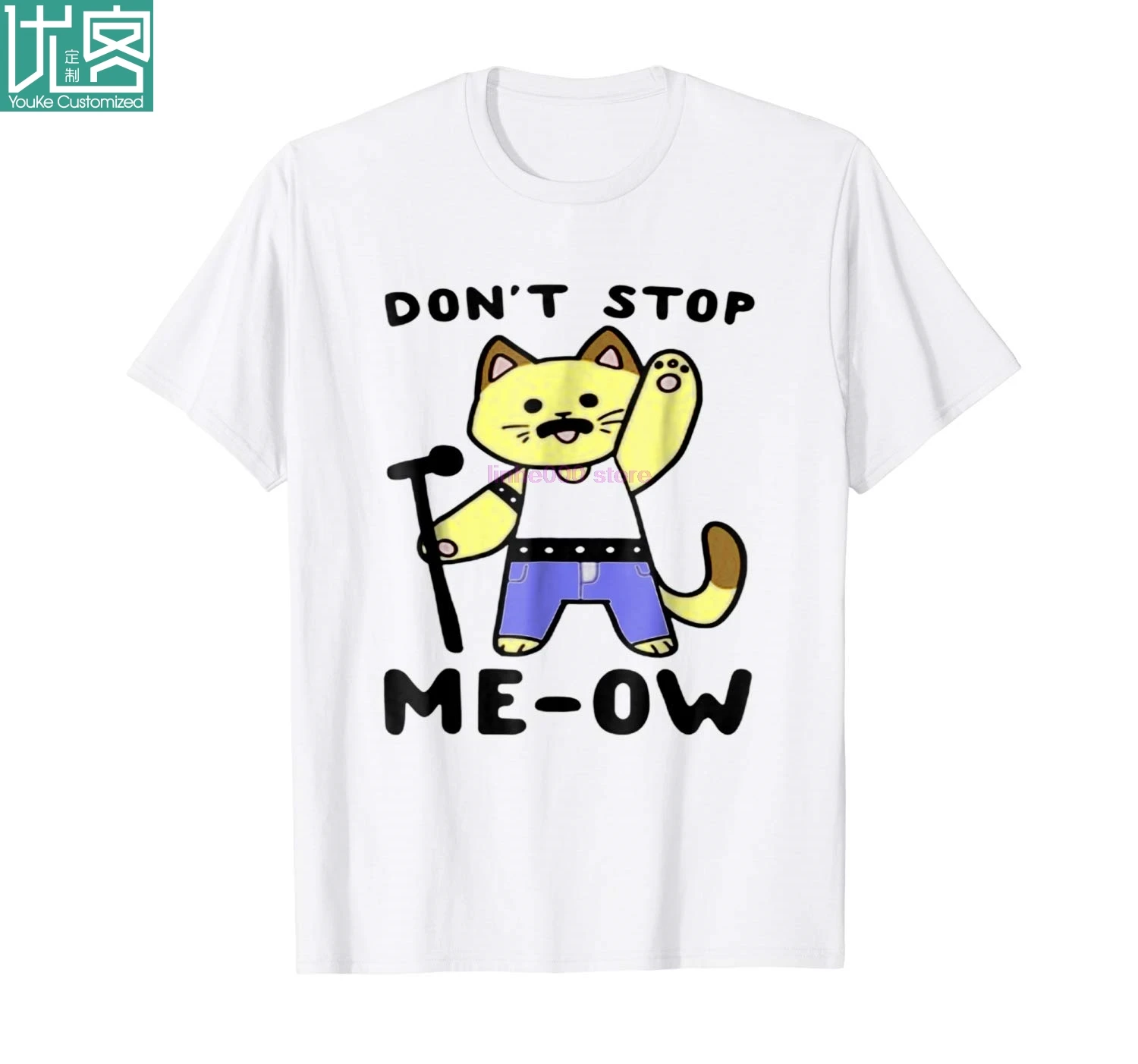 Брендовая мужская футболка Don T Stop Me Ow | Мужская одежда