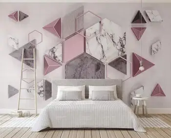 

[Self-Adhesive] 3D Triangle And Pentagon 1745458 Wall Paper mural Wall Print Decal Wall Murals