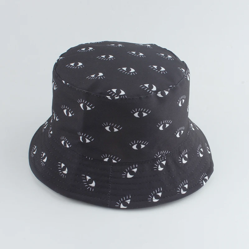 2021 Topi Bucket Mata Setan Fashion 