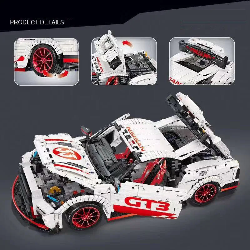 

MOC Racing Car Motor Power Functions fit technic MOC 25326 RC Building blocks bricks diy toys for kid gift birthday