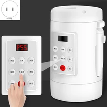 800 мл дорожная Мини электрическая чашка Многофункциональная портативная Студенческая офисная кастрюля электрическая чашка маленькая Емкость электрический чайник США