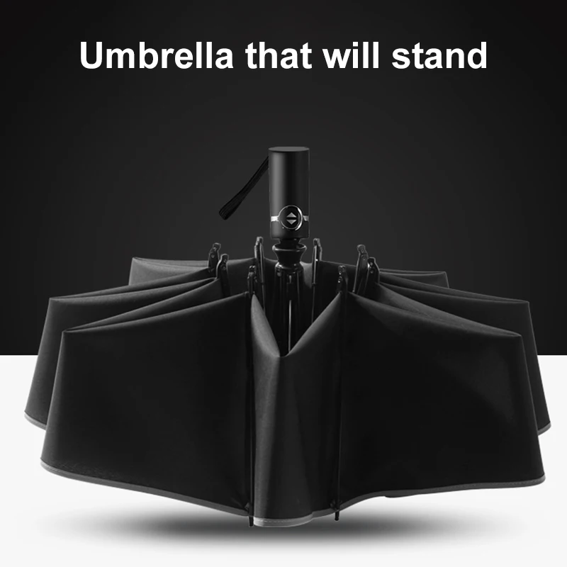 Автоматический Роскошный складной бизнес-зонт, непромокаемый солнцезащитный зонт для автомобиля