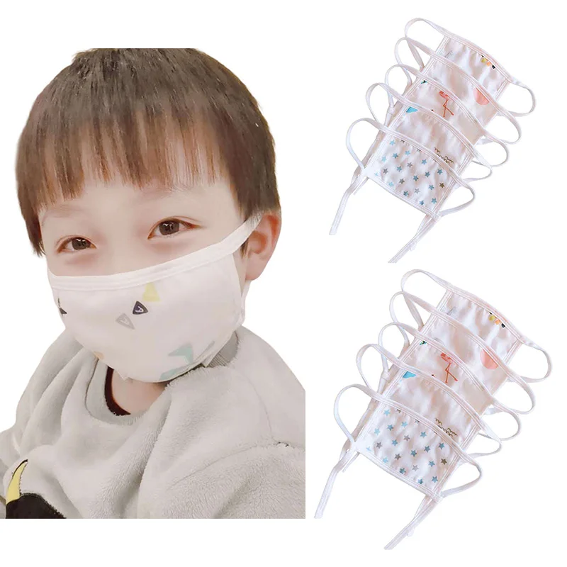 

Infant Cartoon Mask Baby Cotton Anti-somg Mask Children Gauze Mask Mixed Color Random Dustproof Protective Masks
