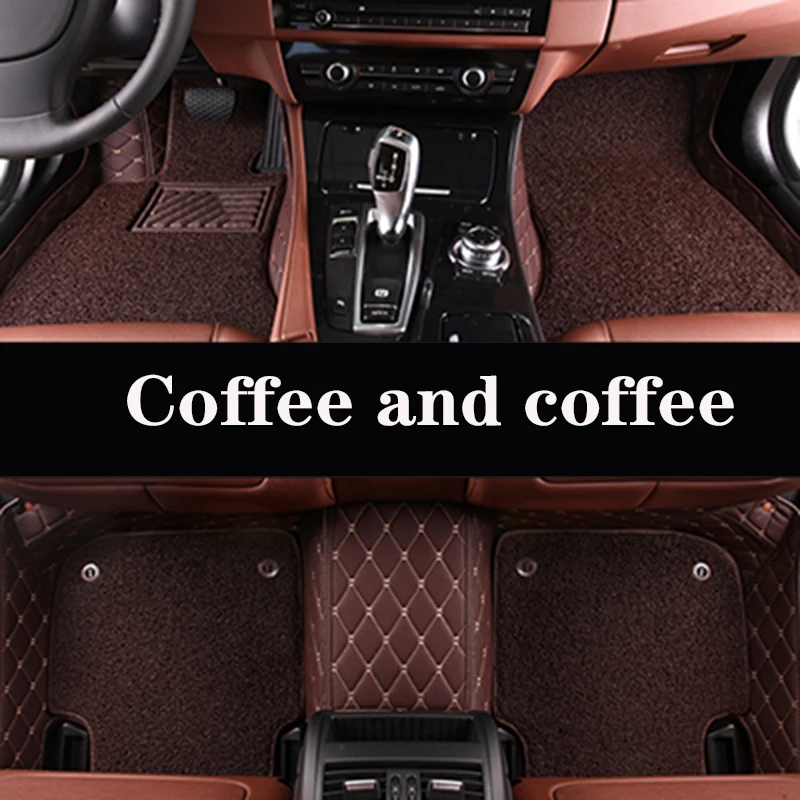 Двухслойные автомобильные коврики для Mercedes C-CLASS C180 C200 C230 C240 C250 C280 C300 CL200 CL500 CL550 CLA