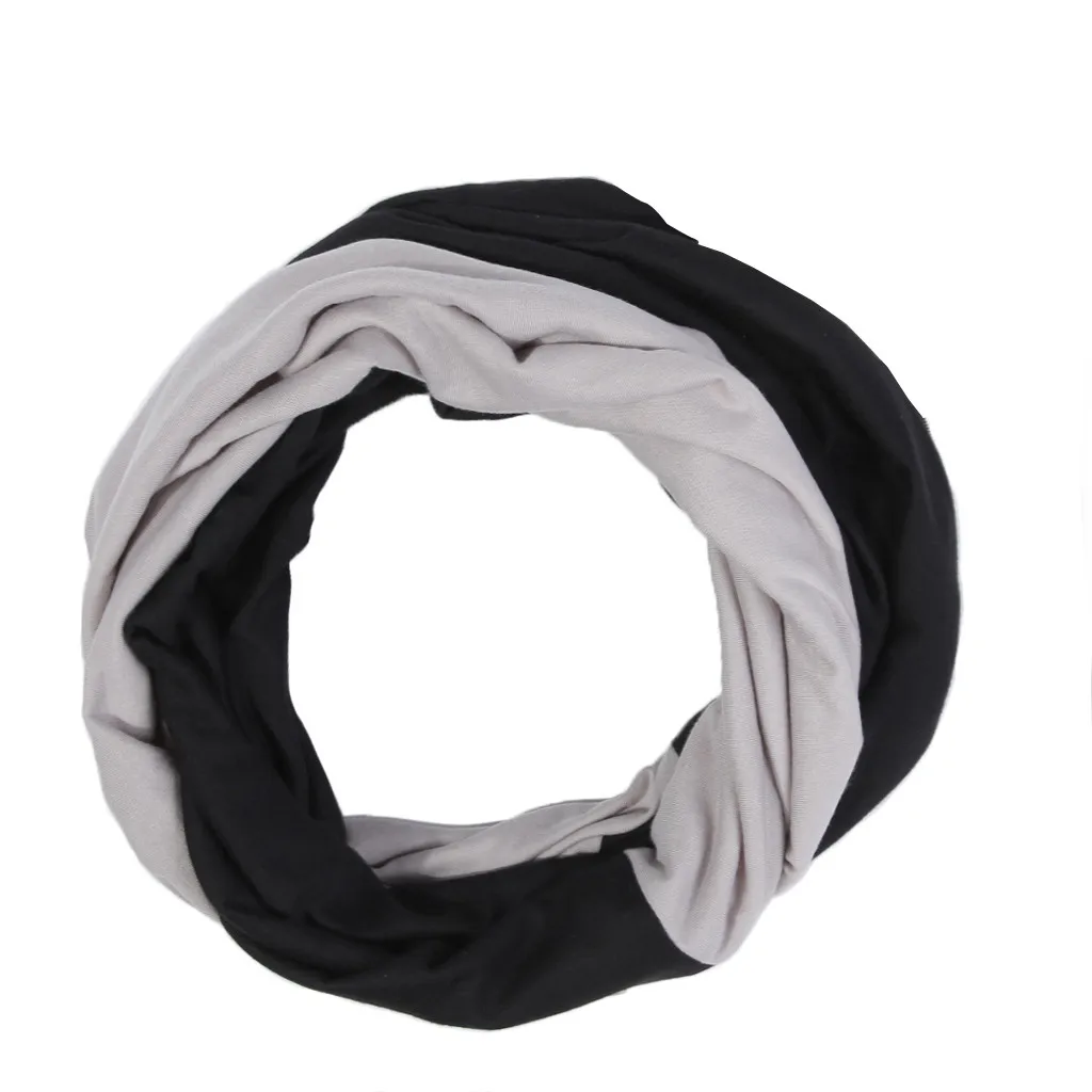 Унисекс для влюбленных зимний лоскутный теплый шарф петля на молнии телефона