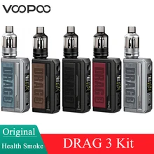 VOOPOO-Kit de vapeo Drag 3 Original, 177W, caja Mod con tanque Pod TPP de 5,5 ml, compatible con TPP DM1, potencia de bobina DM2 por dual 18650 VS Drag 2