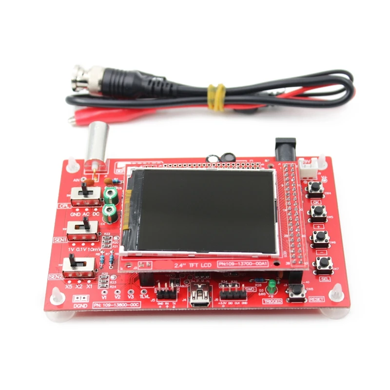 

2018 Fully Assembled DSO138 2.4" TFT Digital Oszilloskop Kit with Probe