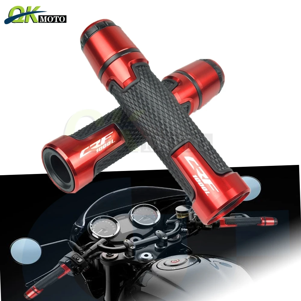 Аксессуары для мотоциклов 7/8 ''22 мм CNC алюминиевые ручки и ручки бар ручки Конец слайдер крышка вилка подходит для Honda crf 1000l CRF1000L