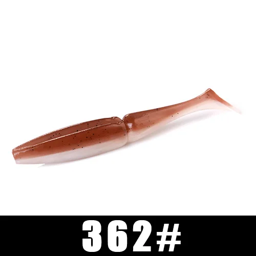 FISH KING 6 шт./упак., мягкие приманки, приманка для рыбалки 105 мм, 11 г, приманка для плавания, форель, Мягкая наживка для рыбалки воблер, искусственная приманка для щуки - Цвет: 362
