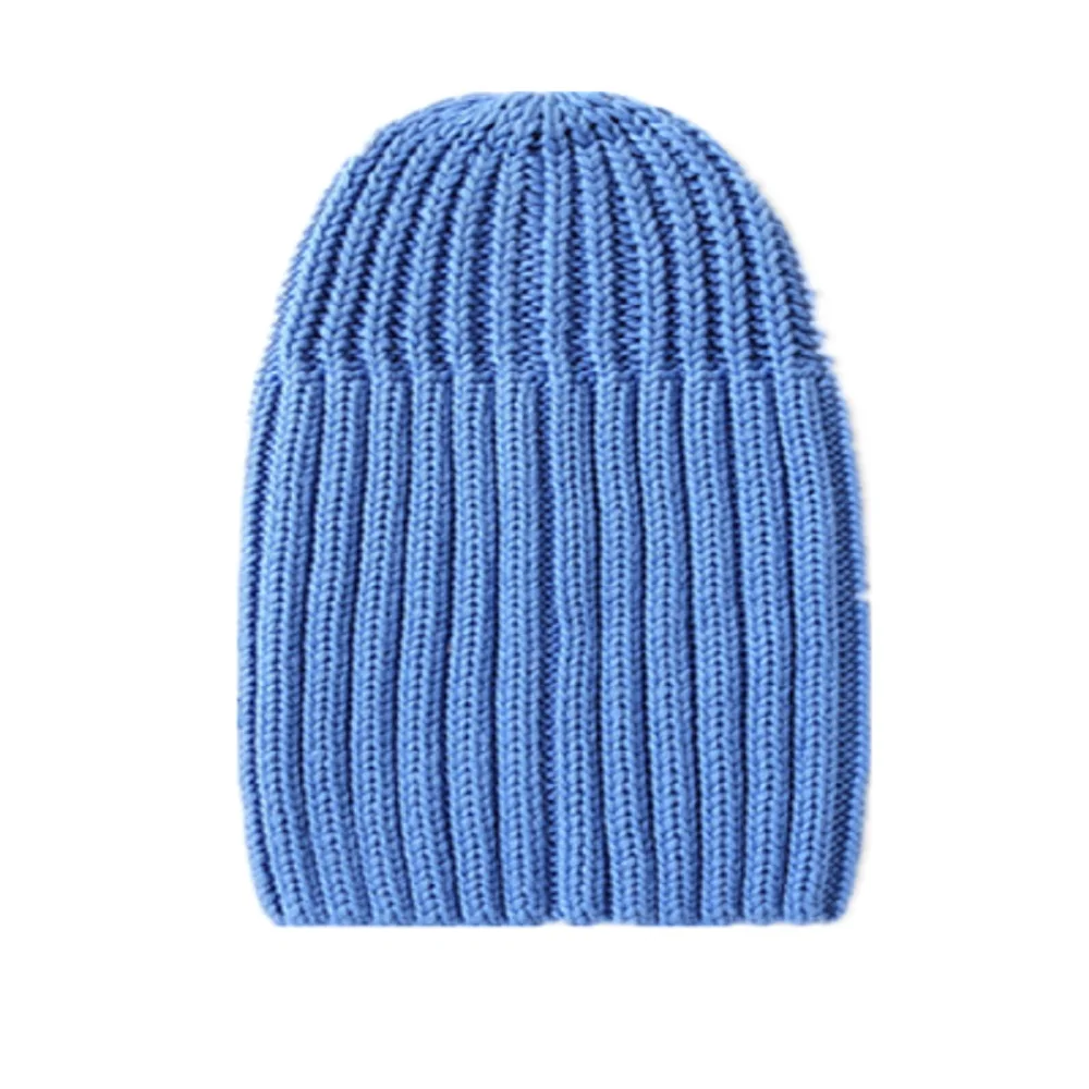 Новые модные вязаные хлопковые шапки-бини с манжетами для маленьких мальчиков и девочек на осень и зиму, теплые детские шапки-бини на каждый день