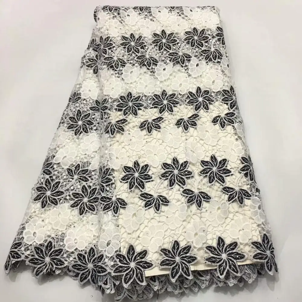 

New Arrival African Milk Silk Lace Fabric High Quality French Milk Silk Lace Fabric With Stones For Dress Milk Silk Laces