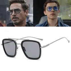 Человек-паук, дальний от дома, Эдит Питер Паркер, Железный человек, Tony Stark, очки для косплея, аксессуары, солнцезащитные очки, Человек-паук