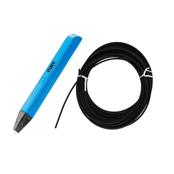 

Rp800A 3D Pen with Display Generation Us Plug,Blue & 1.75mm Filament 6 Colors 3D Printed 3D Pen Plastic PLA Filament