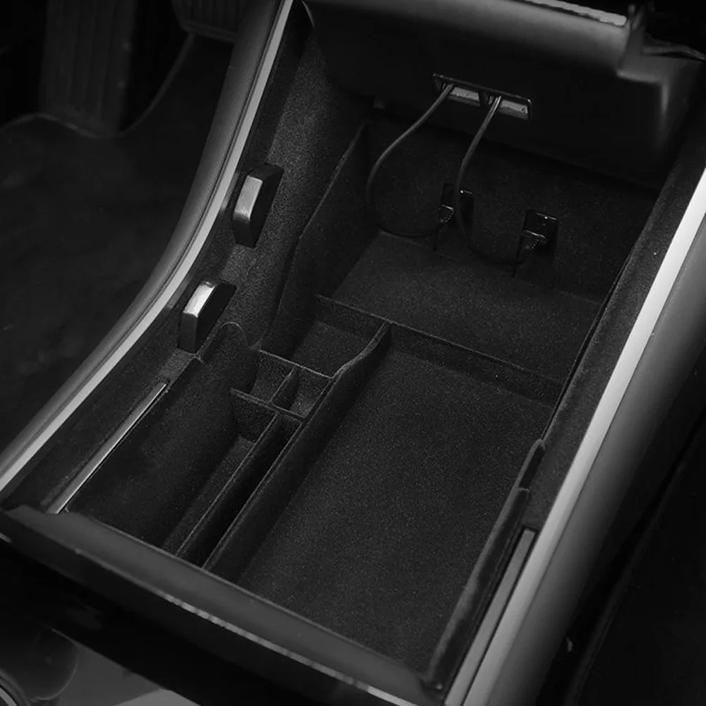 Центральных автомобильных ящик для хранения для Tesla модель 3 интерьерные аксессуары для уборки из АБС-пластика