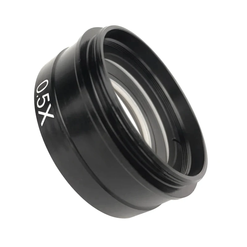 0.5X 2.0X 0.3X Barlow Auxiliary Objective Glass Lens For 10A 180X 300X C-MOUNT Lens Industry Video Microscope Camera
