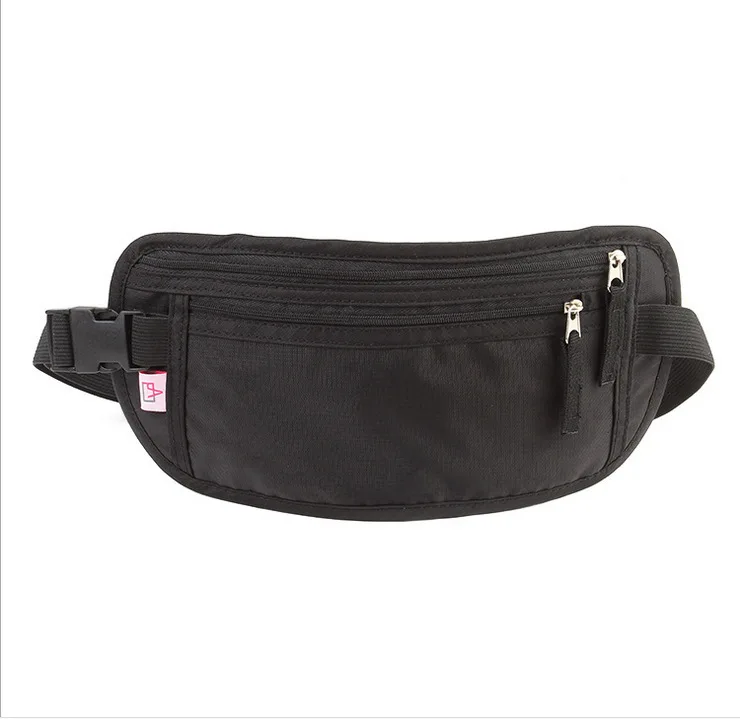 

Travel Body Hugging Anti-theft Pocket Outdoor Sport Waist Bag Shoulder Bag Multi-functional Running Mobile Phone Documents Storg