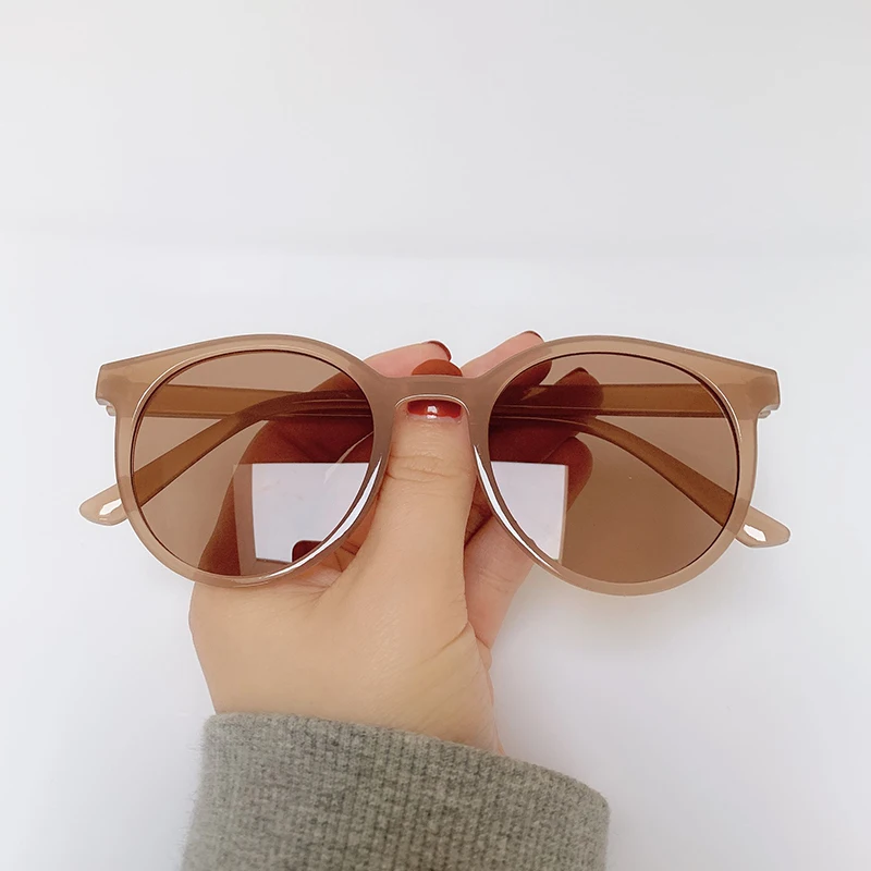 Женские Овальные Солнцезащитные очки в стиле ретро винтажные затемненные