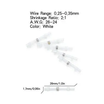 

300x Heat Shrink Solder Sleeves Wire Butt Connectors Splice 26-10AWG Terminal Waterproof Black Heat Shrink Tubings
