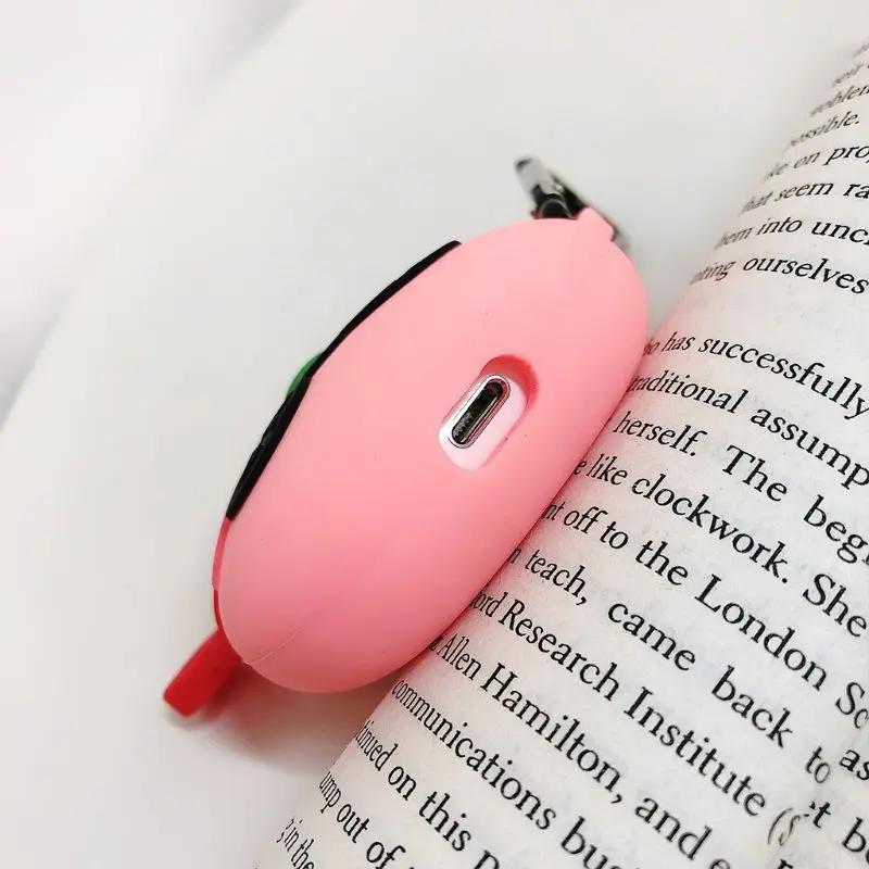 Fortune God style защитный чехол силиконовый чехол с карабином для Airpods 1/2