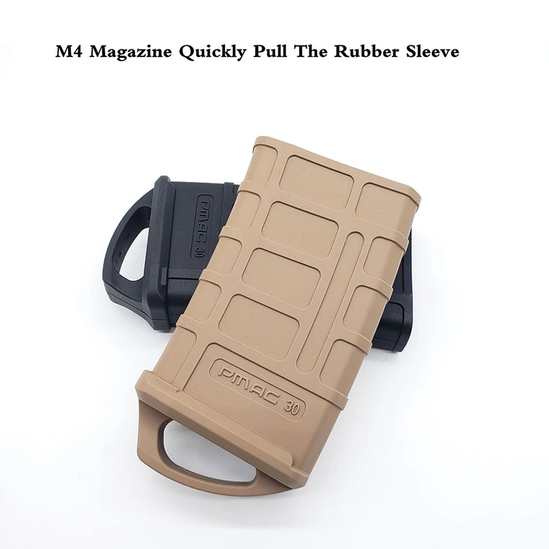 1Pcs M4/M16 Rubber Holster Hunting Tactical Rubber Bag Mag Water Hunt Box Toy Ammo Bag Water Gun Cartridge Accessories 5 56 fast mag pull magazine assist quick puller rubber loop ar15 m4 m16 gel blaster shooting airsoft paintball accessories