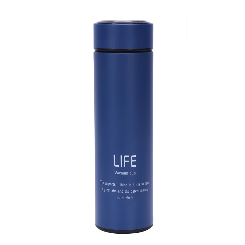 

Stainless Steel Vacuum Bottle Mug Cup Coffee Thermos Travel Insulated Container Blue
