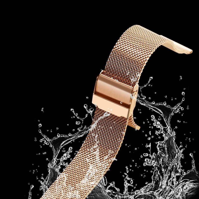 18 мм ремешок для часов huawei TalkBand B5/huawei Часы 1 для honor watch s1 сменный ремешок для часов Ремешок из нержавеющей стали