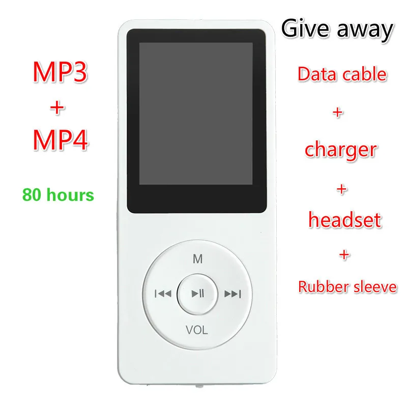 

Fashion 2.0 Inch mp3 usb with fm radio video usb portable usb mini mp3 music player with charge Speaker function 8GB TF Card