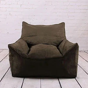 Кресло мешок диван для отдыха стулья сиденье мебель для гостиной без заполнения ленивая подушечка на сиденье Beanbags Levmoon Beanbag стул оболочки - Цвет: Canvas-Navy